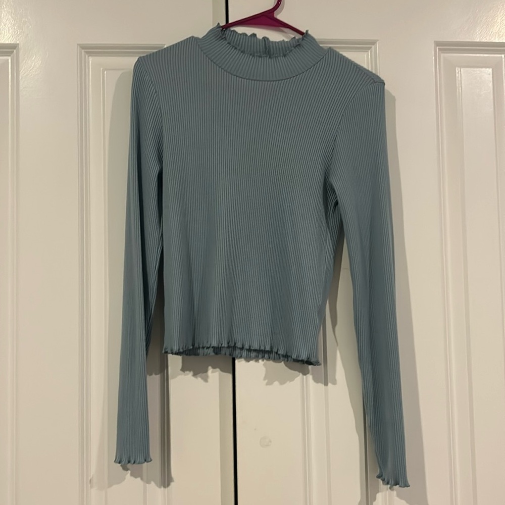 Long Sleeve Turtleneck American Eagle Medium Blue